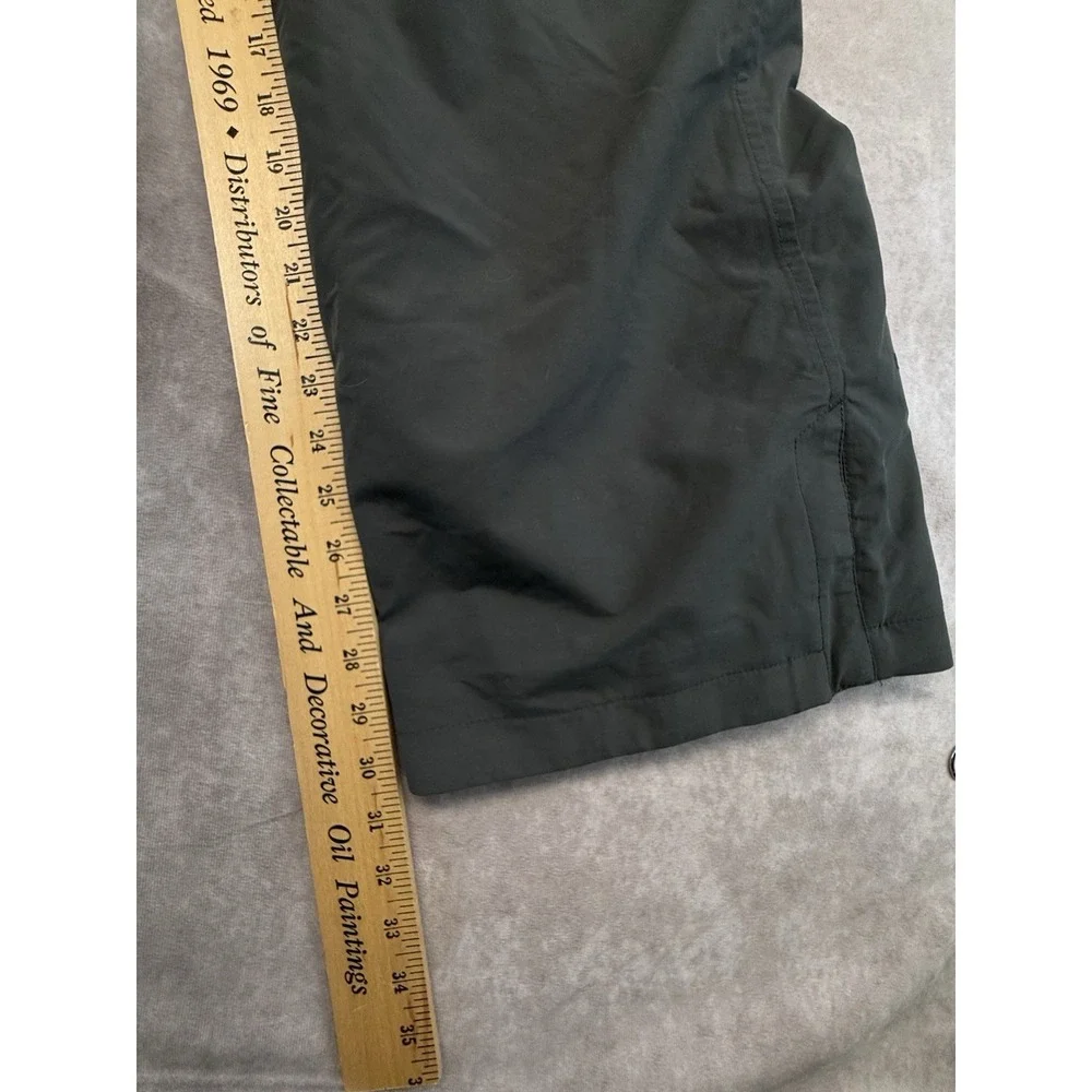 The North Face Snow Pants Mens M Regular Nylon Gray HyVent Slasher Cargo Ski